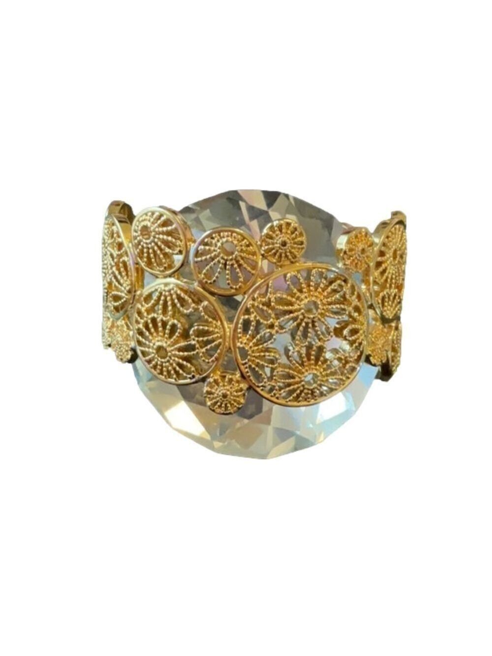 Vintage Copper Art Deco Cuff Bracelet